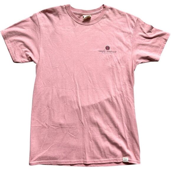 NWOT Womens Simply Southern Bison Game Hair Don’t Care Graphic Tee Shirt - Sz M - Picture 2 of 2